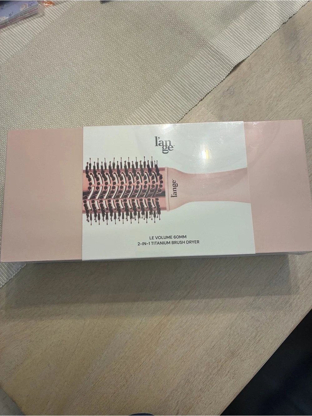 L’ange Le Volume 2-in-1 Titanium Brush Dryer •Blush•
